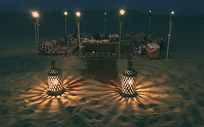 Private Romantic Dune Dinner in Jeddah