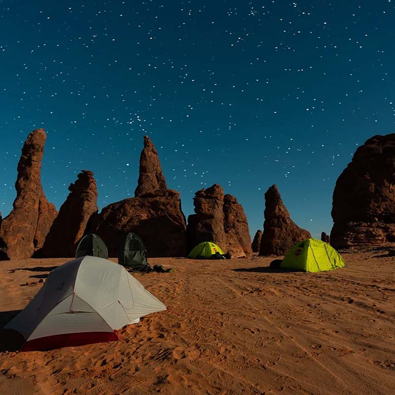 overnight camping alula