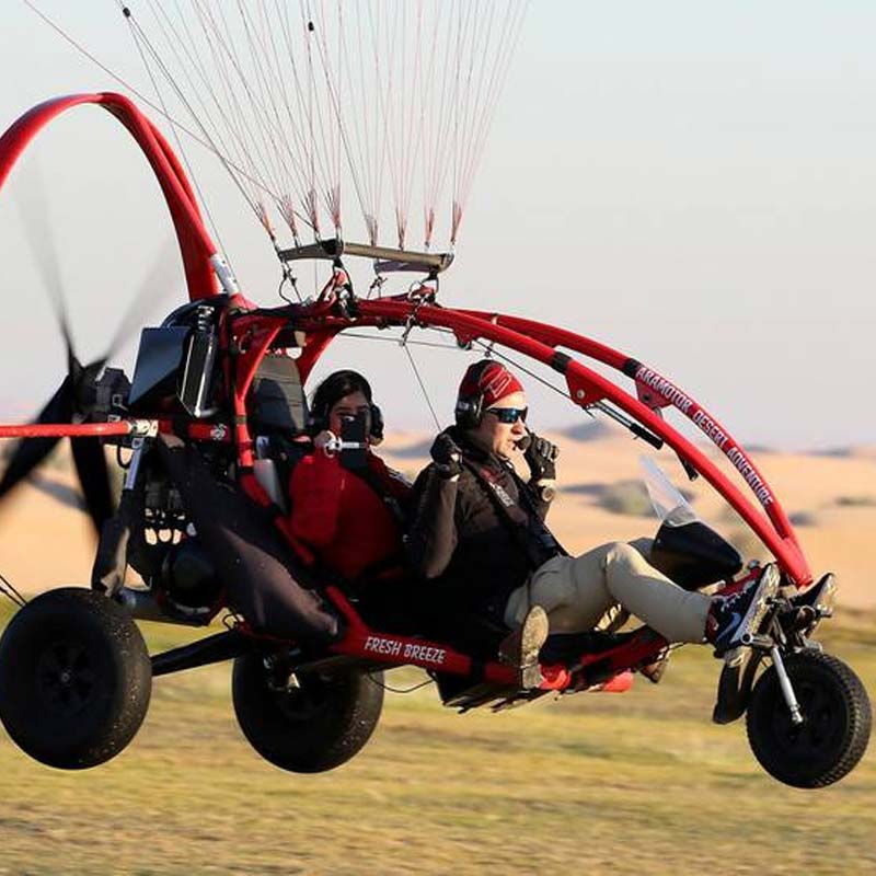 paramotor flying tour al ahsa