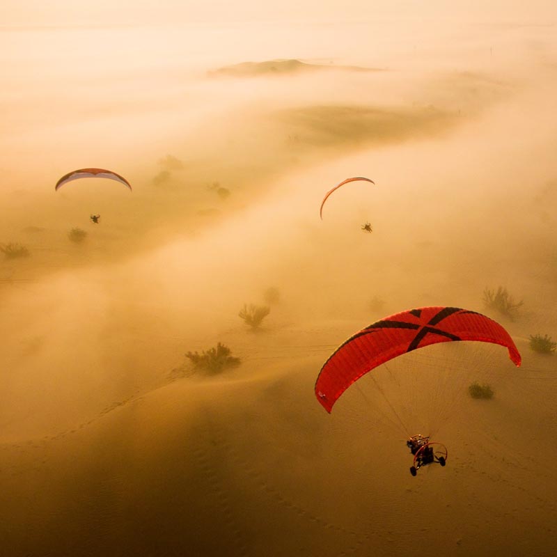 paramotor flight tour al khobar