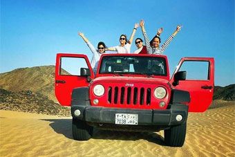 jeddah layover evening desert safari