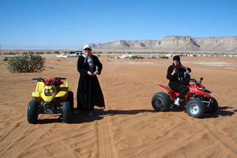 riyadh layover quad bike tour