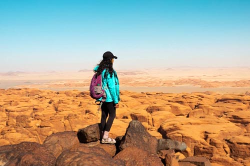 Top of Al Harra Hike Al Ula thumb