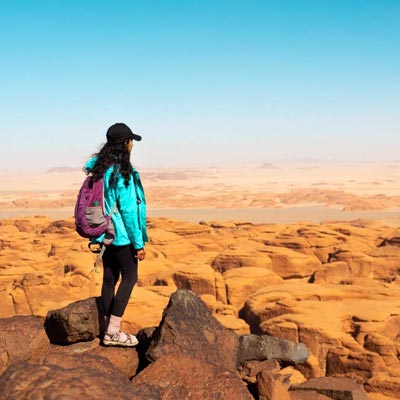 Top of Al Harra Hike Al Ula